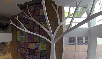 9 метровое декоративное дерево (стеклопластик по технологии G.R.P.)